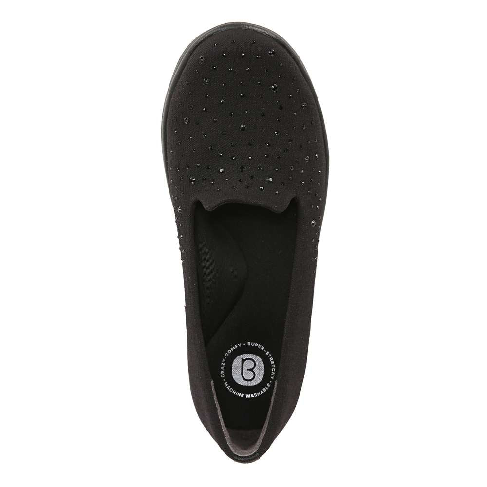 Poppyseed 3 Slip-On - Black Rhinestone