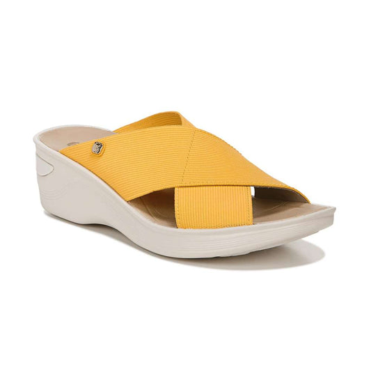 Desire Slide Sandal - Golden Yellow