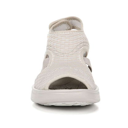 Dream Wedge Sandal - Beige Sheer