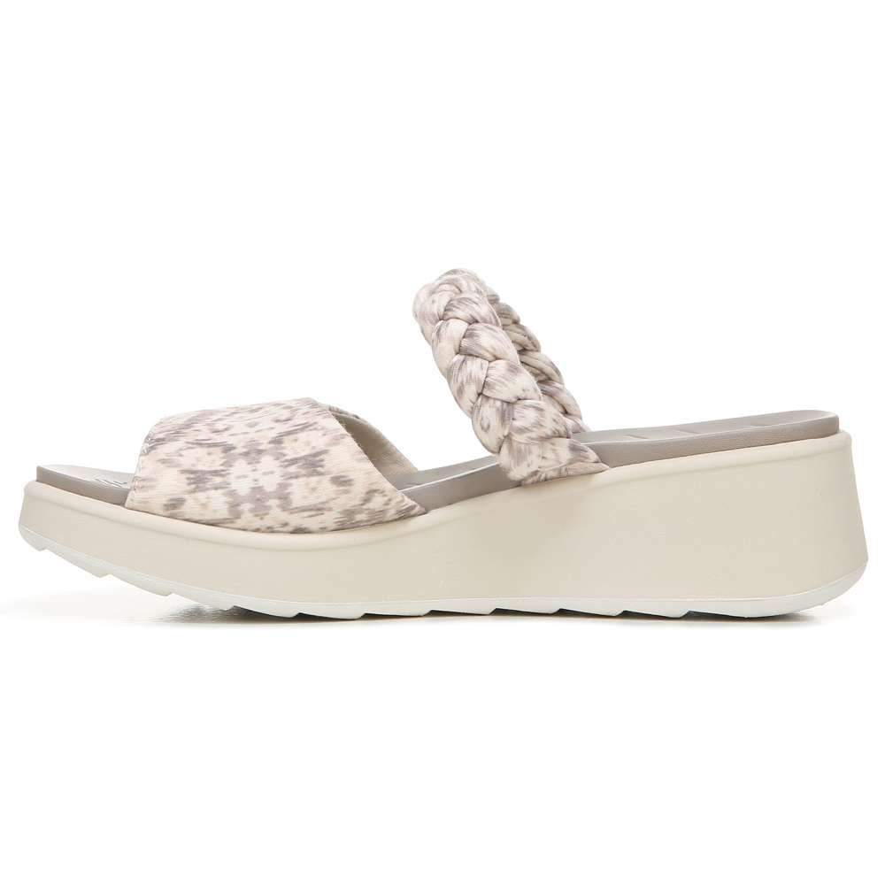 New Wave Slide Sandal - Natural Ikat