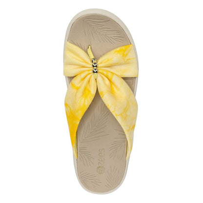 Promise Sandal - Yellow Tie Die