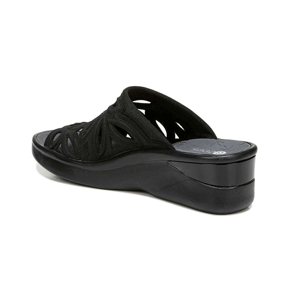Susie Wedge Sandal - Black