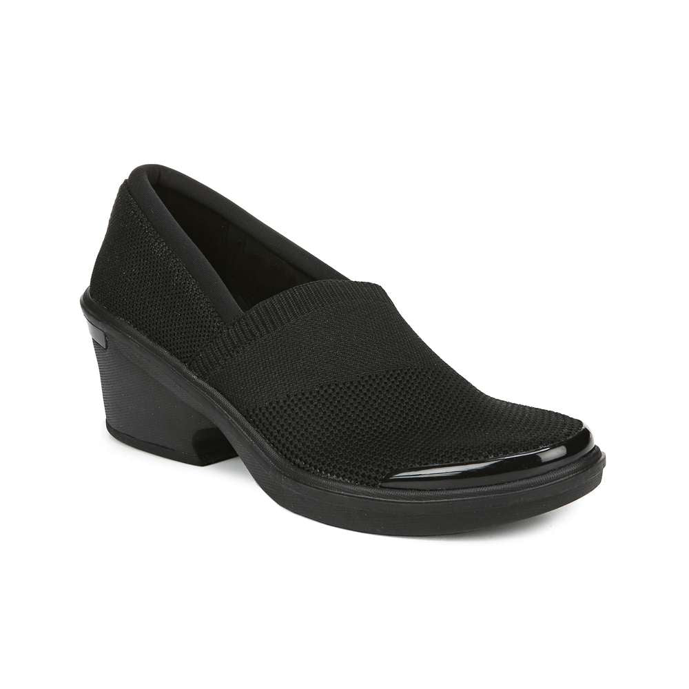 Tiramisu Slip-On Wedge - Black