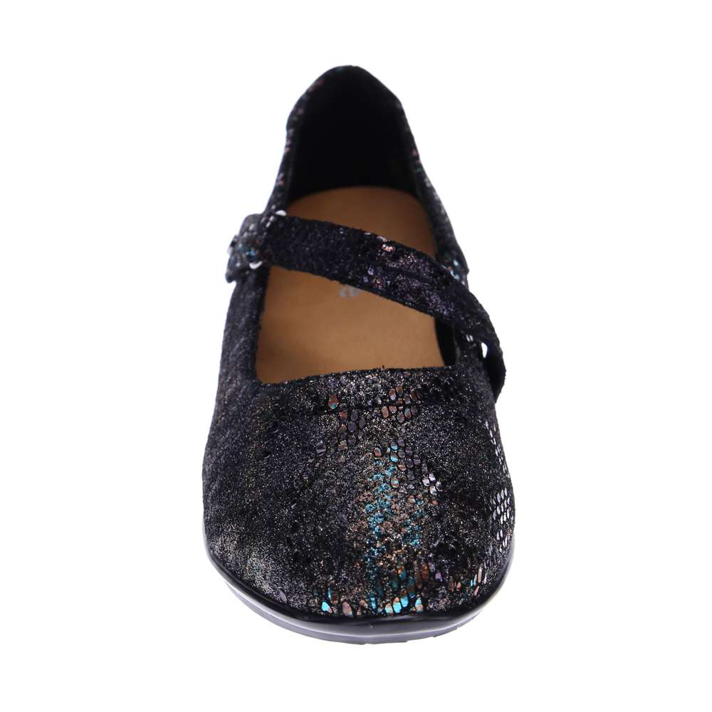 Bonn Mary-Jane - Black Metallic Python