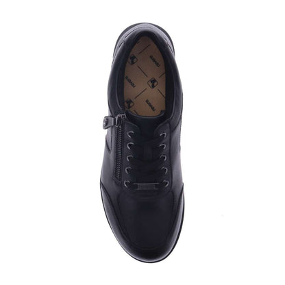 Boston Zip Sneaker - Black French