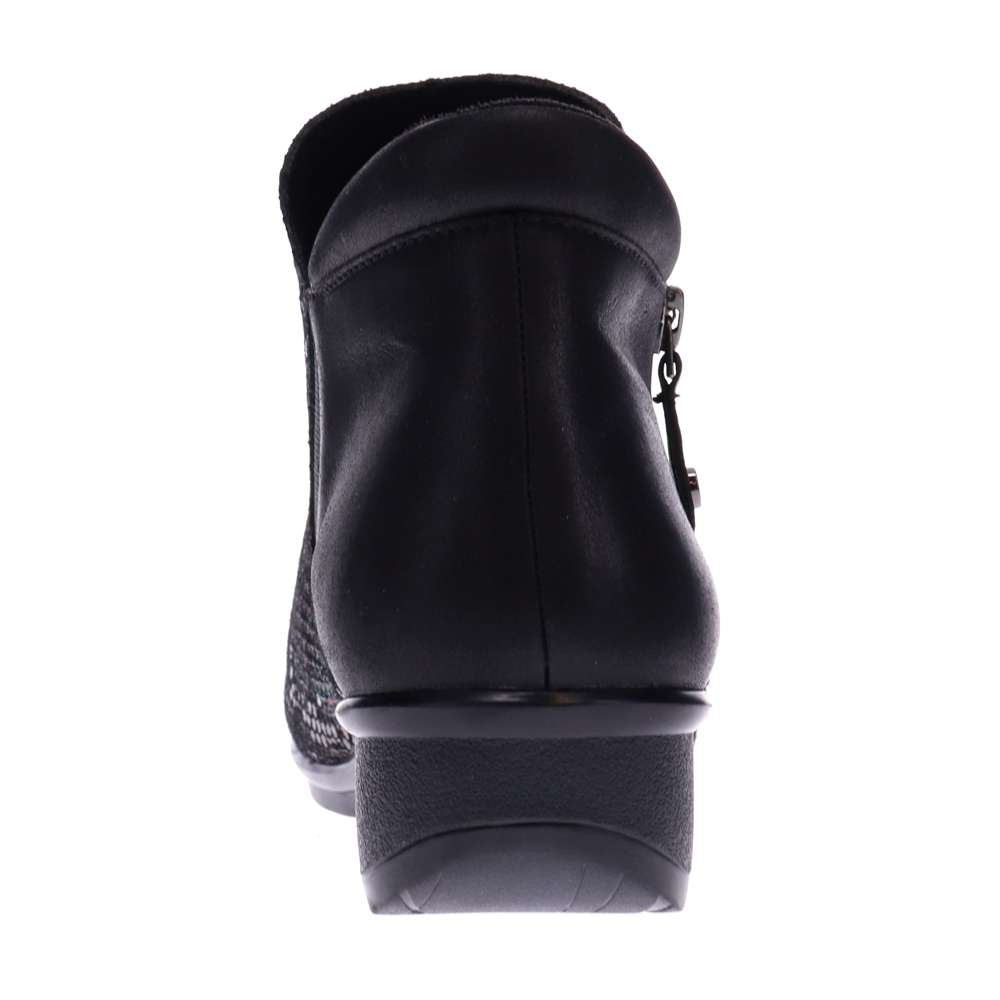 Damascus Boot - Black Metallic Python/Onyx