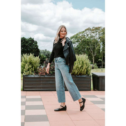 Narita Mary Jane Flats - Cognac