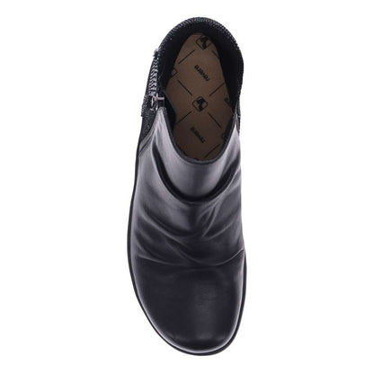 Salzburg Bootie - Black Lizard