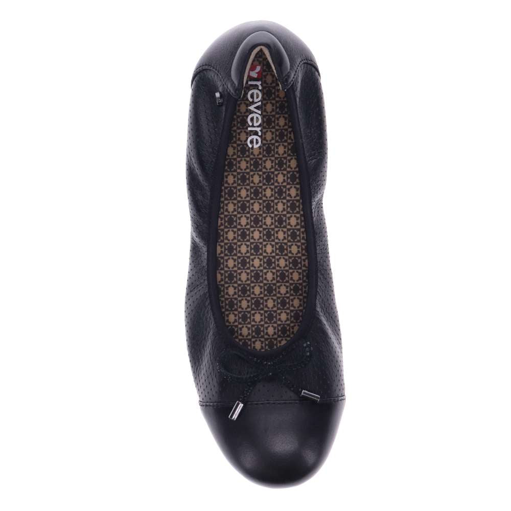 St. Barts Ballet Flats - Black French