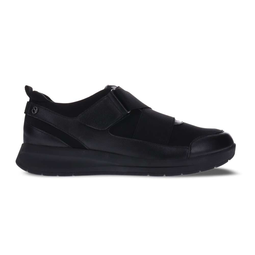 Virginia Adjustable Sneaker - Black French
