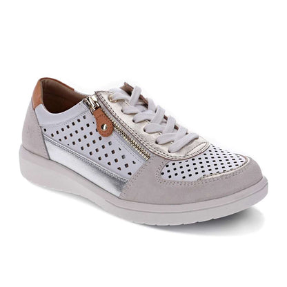 Baxley Sneaker - White/Apricot