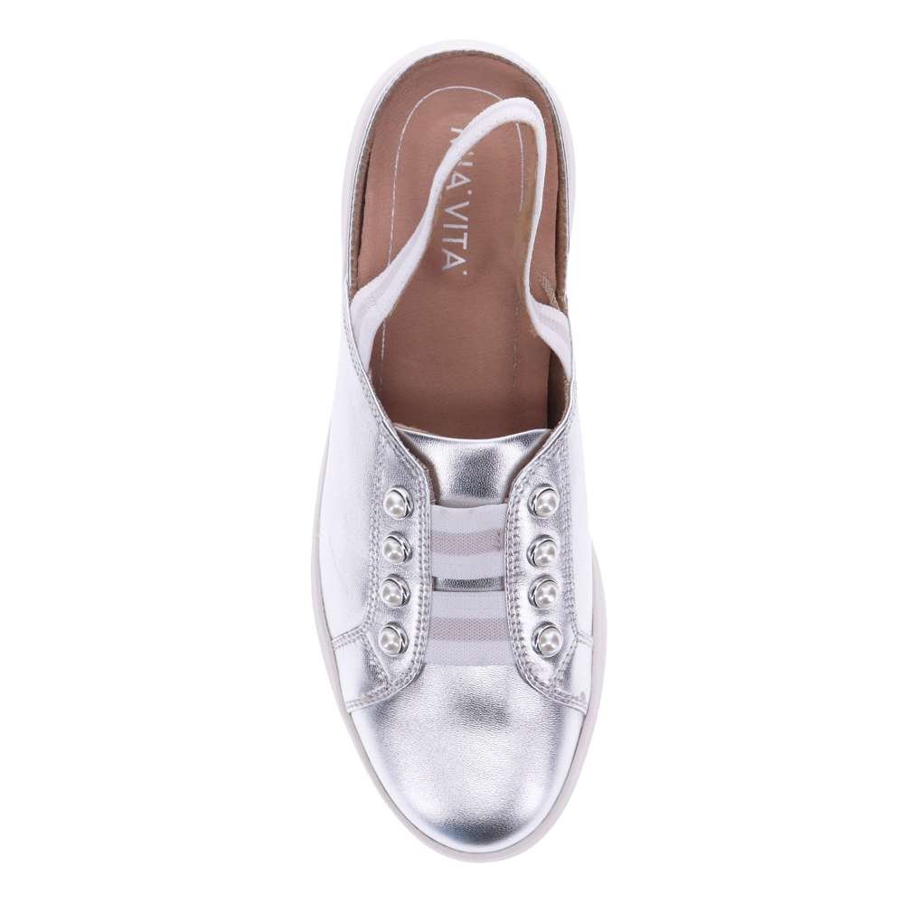 Bugsy Slip-On Sneaker - Silver