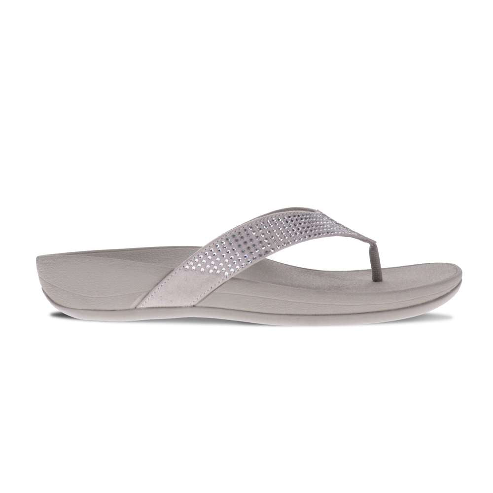 Allora Toe Post Sandal - Silver