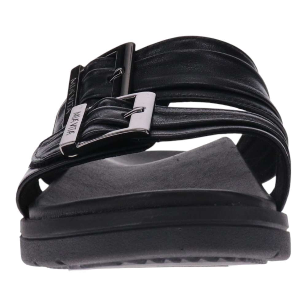 Bowie Slide Sandal - Black/Black