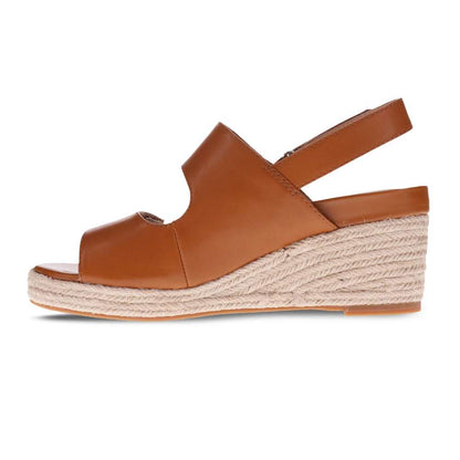 Deanne Wedge Sandal - Tan