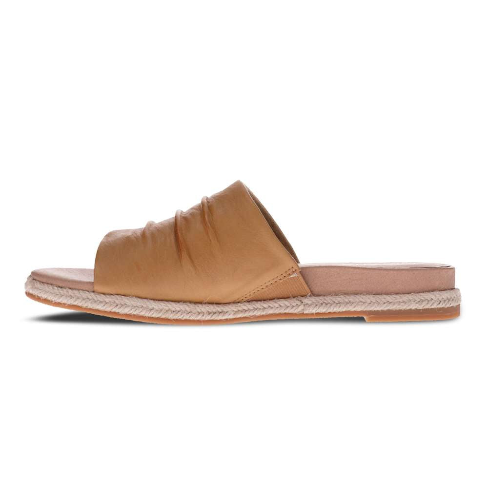 Elle Slide Sandal - Tan