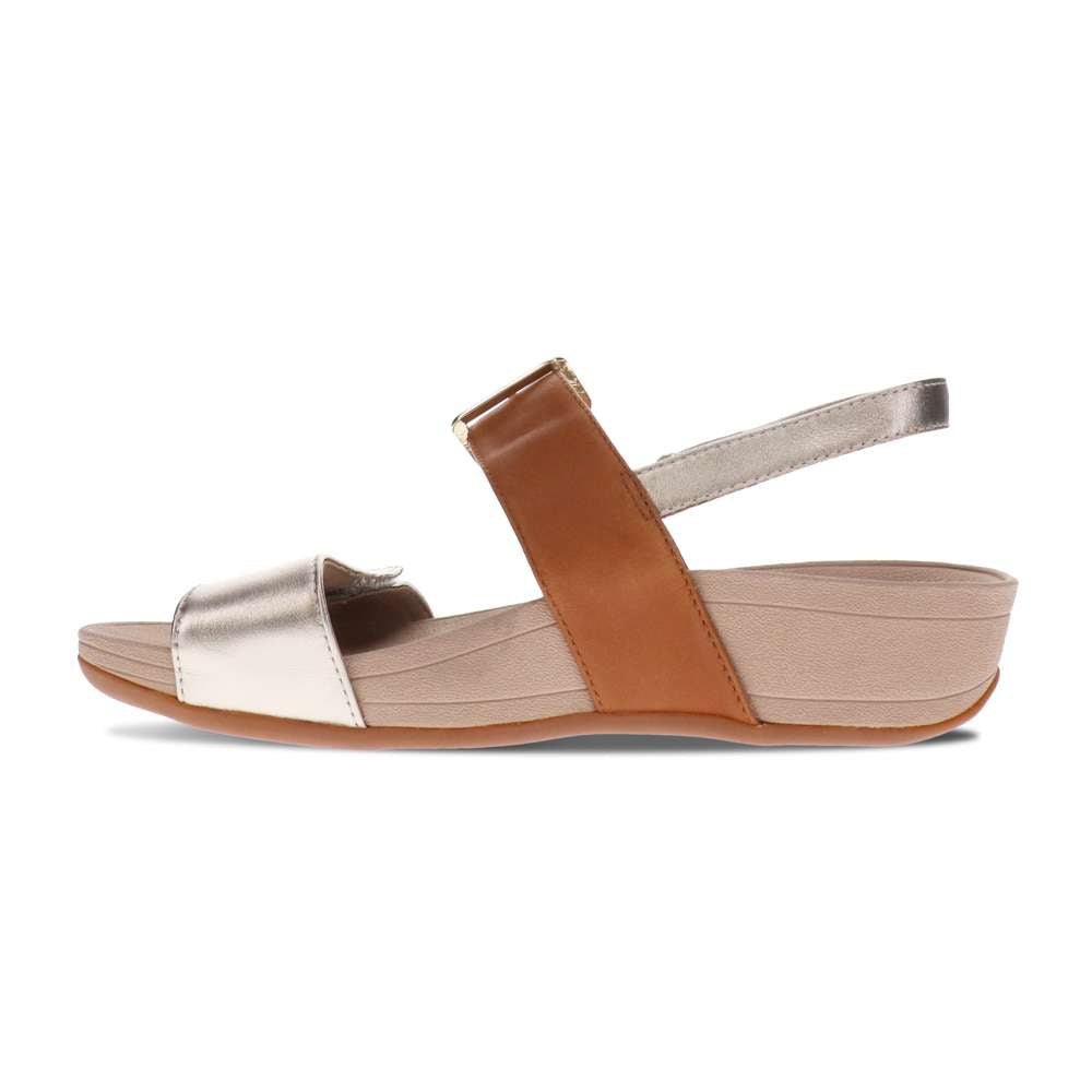 Florini Platform Sandal - Champagne/Tan