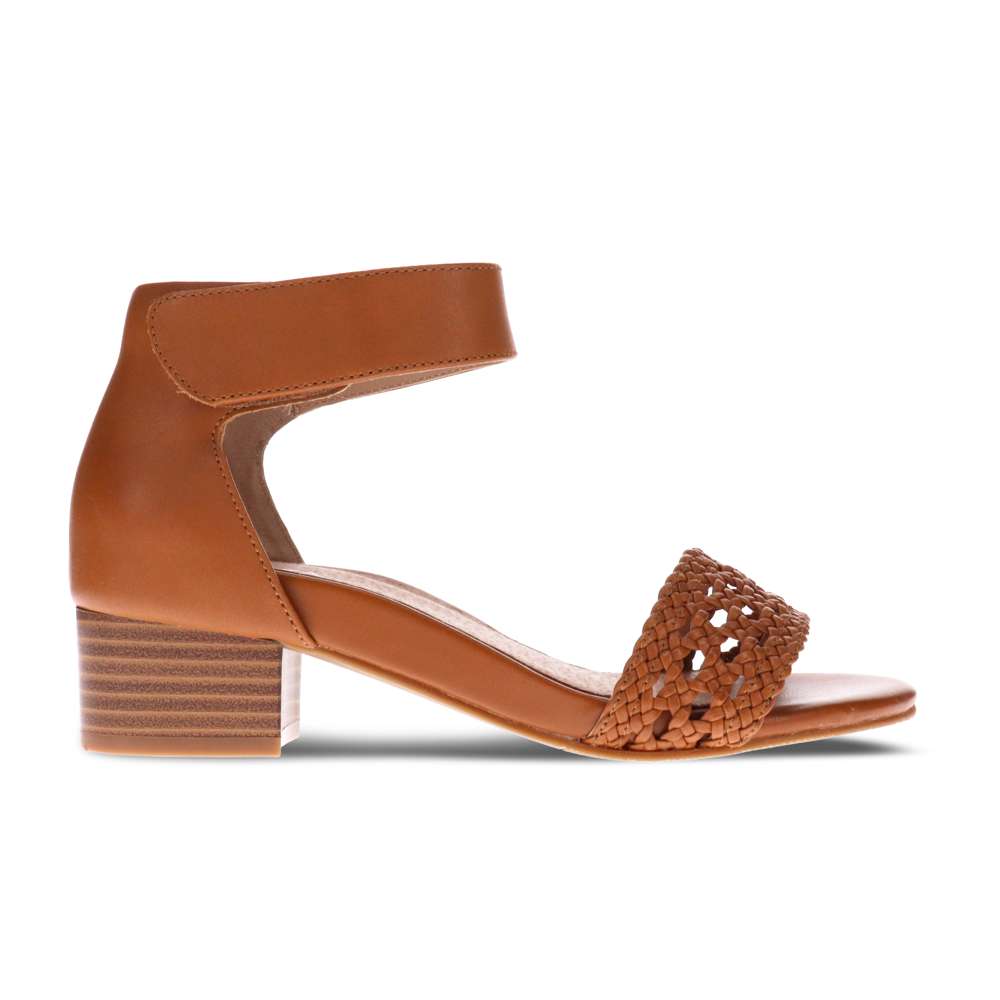 Kath Heeled Sandal - Tan