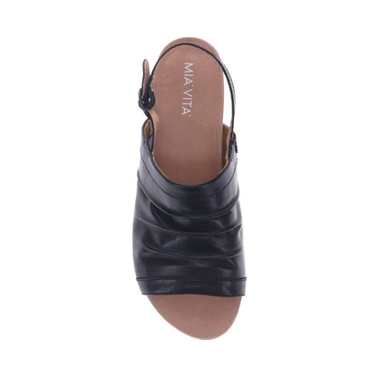 Mandy Flat Sandal - Black