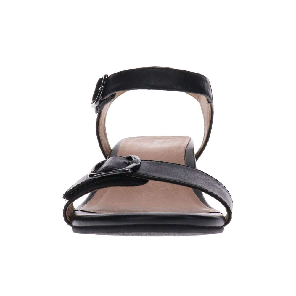 Nadia Wedge Sandal - Black