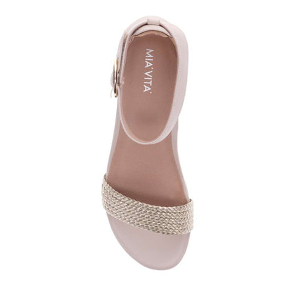 Nasia Wedge Sandal - Beige