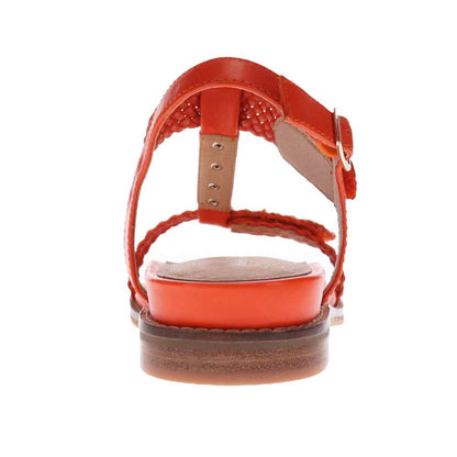 Olympia Adjustable Sandal - Tangerine