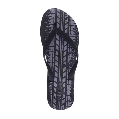 Rome Men's Toe Post Sandal - Dark Grey Tyre