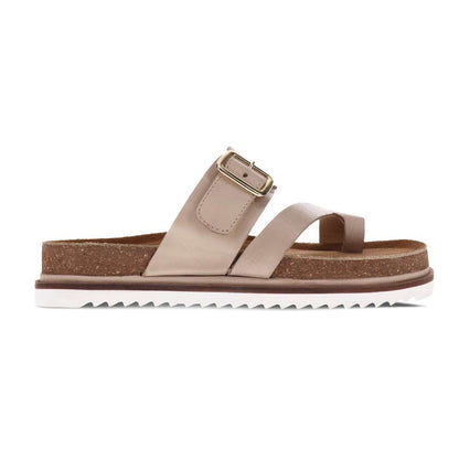 Serena Slide Sandal - Beige