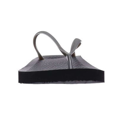 Venice Solid Women's Toe Post Sandal - Black/Pewter