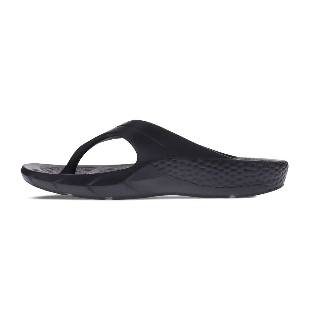 Vitality Toe Post Sandal - Black/Bronze