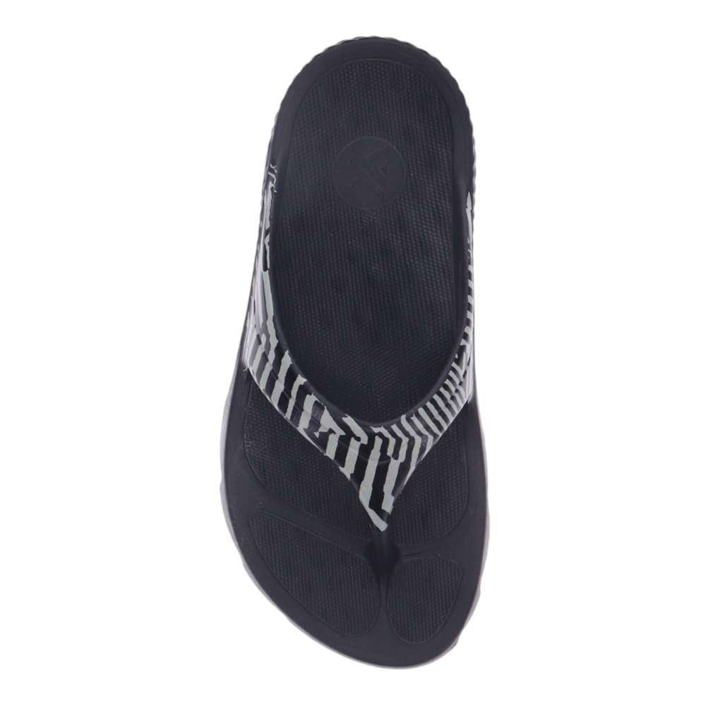 Vitality Toe Post Sandal - Black Zebra