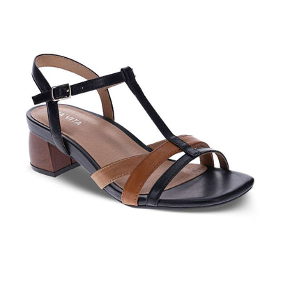 Yass Heeled Sandal - Black Multi