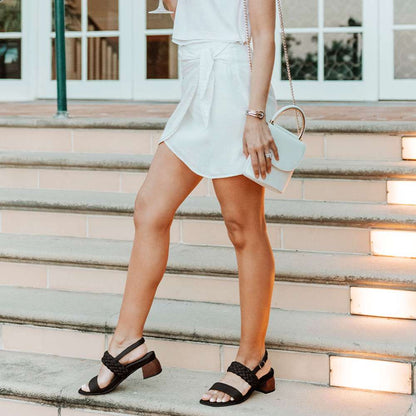 Yuki Heeled Sandal - Black