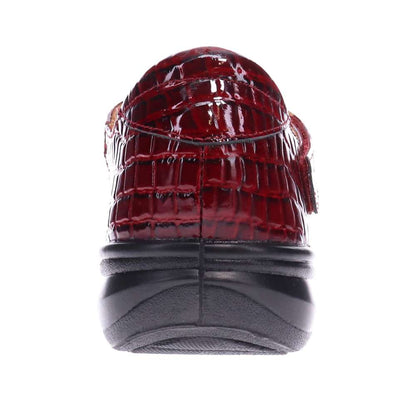 Bali Closed Heel Sandal - Red Croc