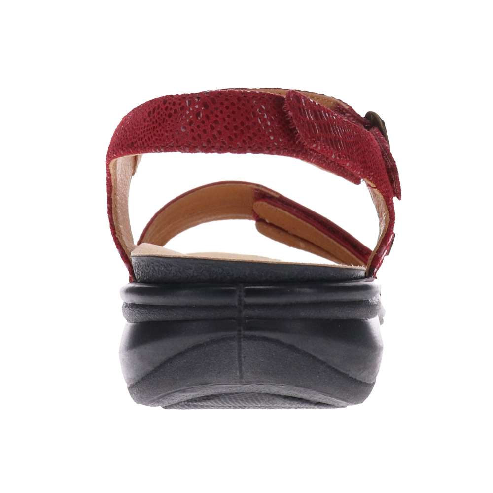 Barbados Sandal - Cherry French/Lizard