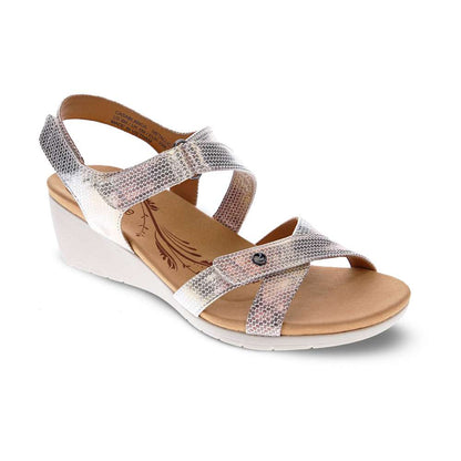 Casablanca Wedge - Metallic Interest