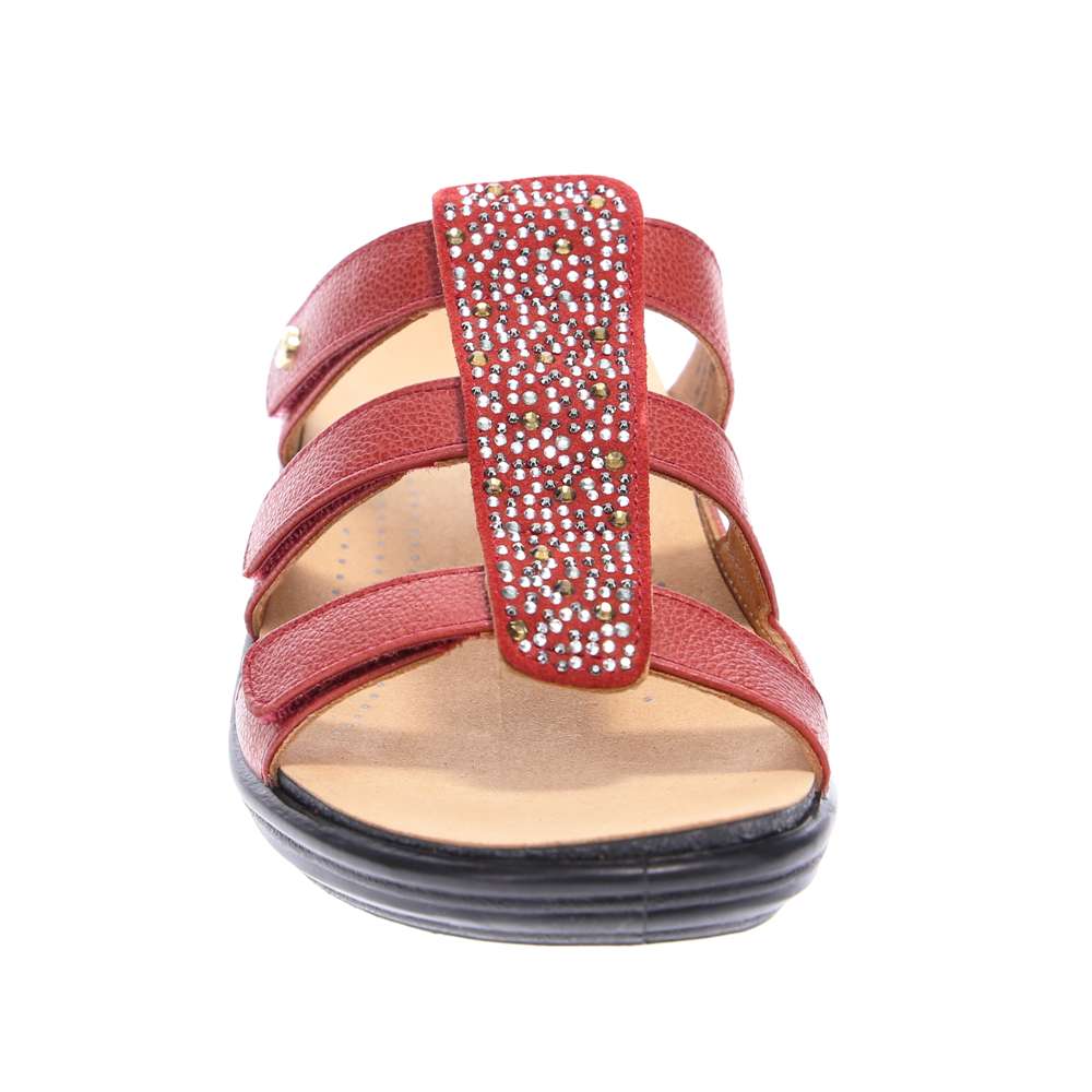 Catalina Slide - Ruby Metallic