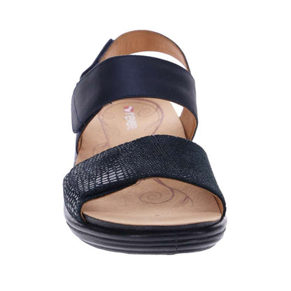 Como Adjustable Sandal - Sapphire/Navy Lizard
