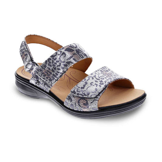 Como Adjustable Sandal - Silver Safari
