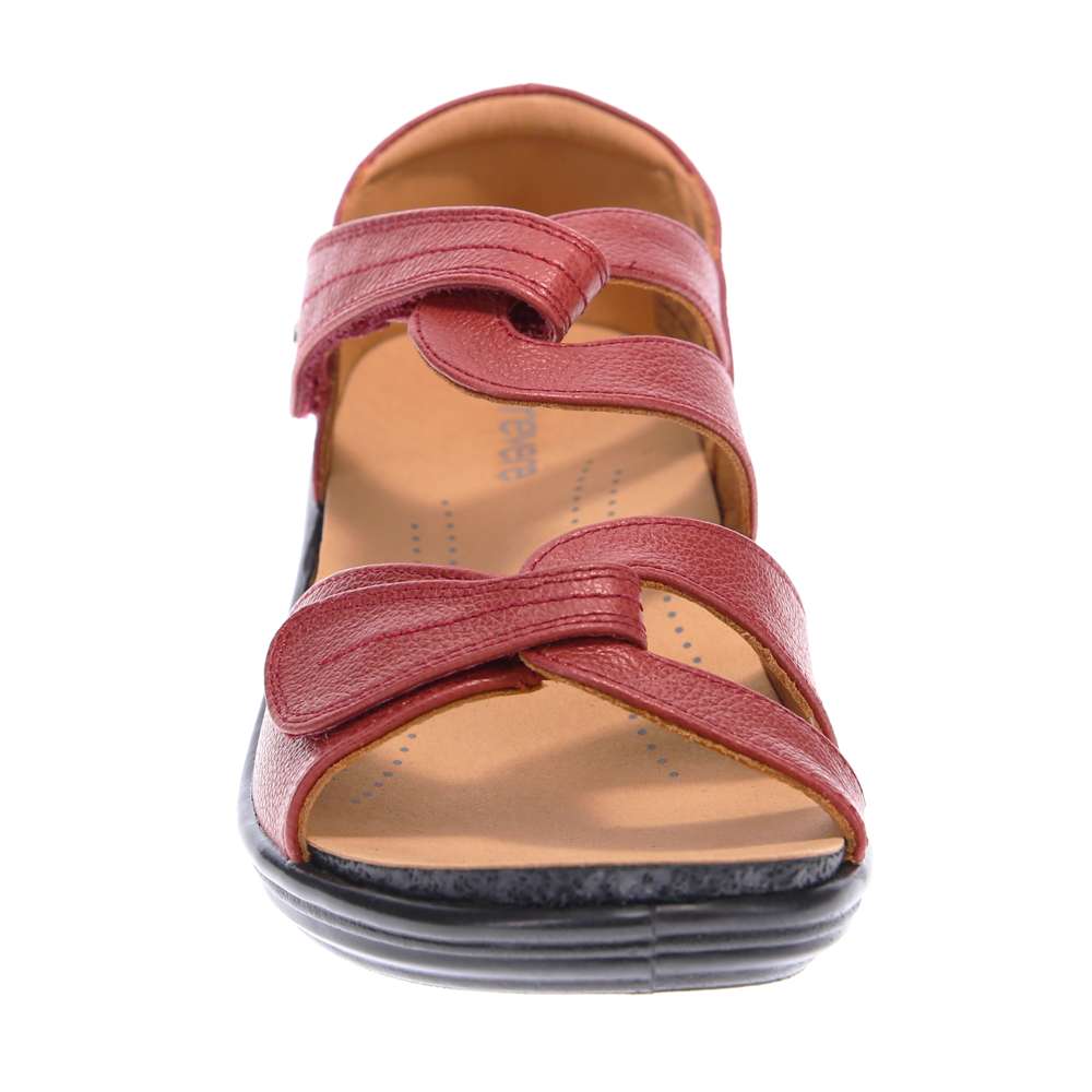Geneva Sandal - Ruby Metallic