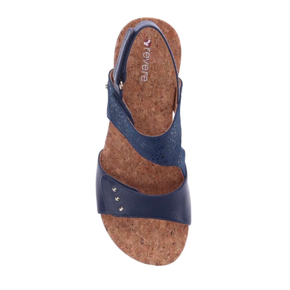 Grenada Wedge - Blue French/Blue Mosaic