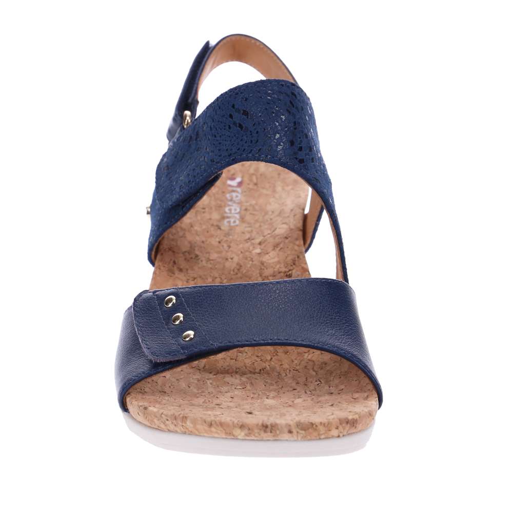 Grenada Wedge - Blue French/Blue Mosaic