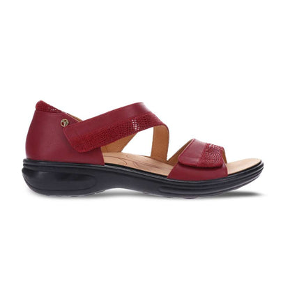Mauritius Sandal - Cherry French/Lizard