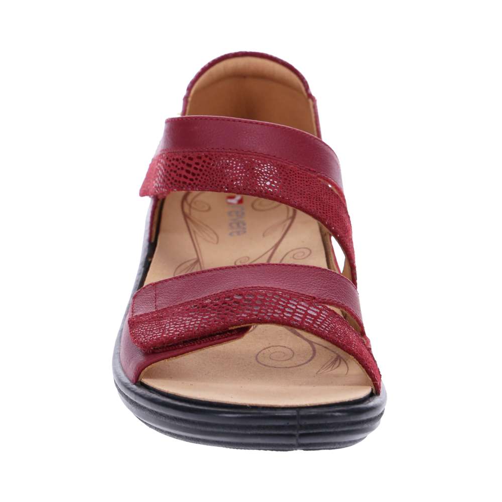 Mauritius Sandal - Cherry French/Lizard