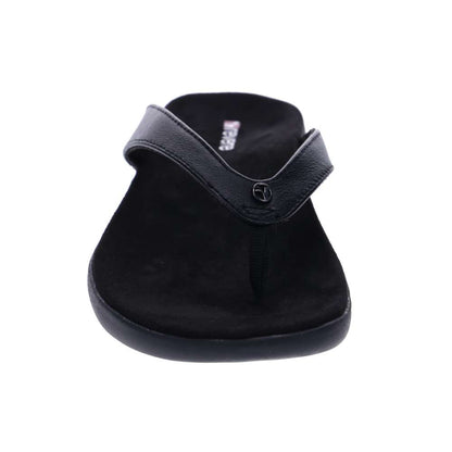 Newport Toe Post Sandal - Black