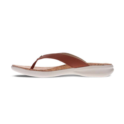 Newport Toe Post Sandal - Cognac