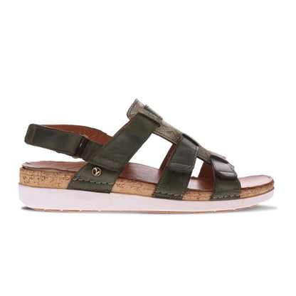 Santorini Gladiator Sandal - Khaki