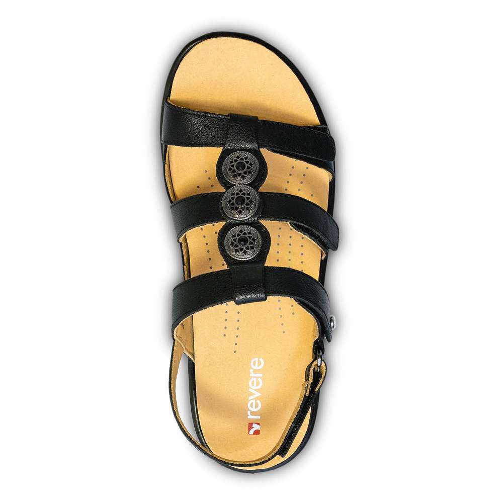Santiago Back Strap Sandal - Black