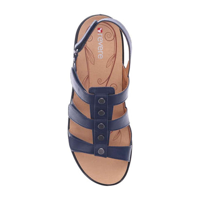 Toledo Backstrap Sandal - Blue French