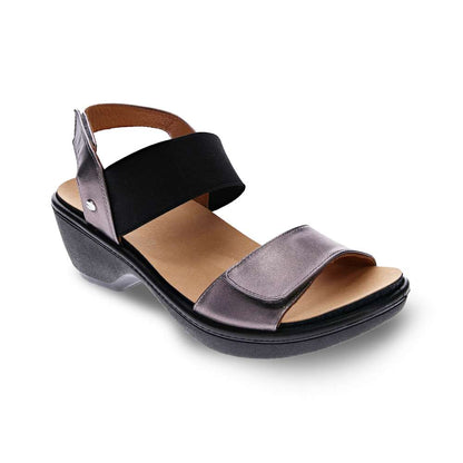 Valencia Wedge - Gunmetal